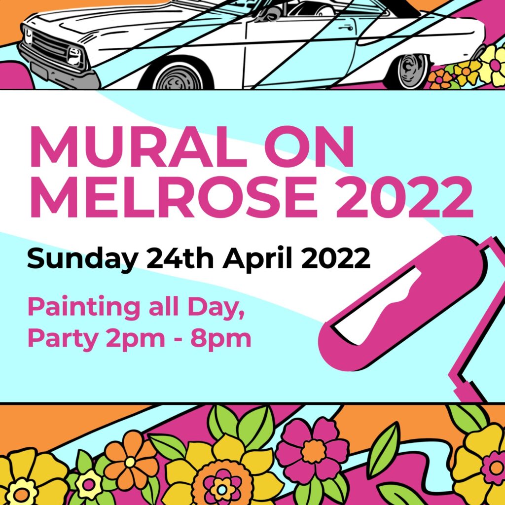 Live Mural on Melrose